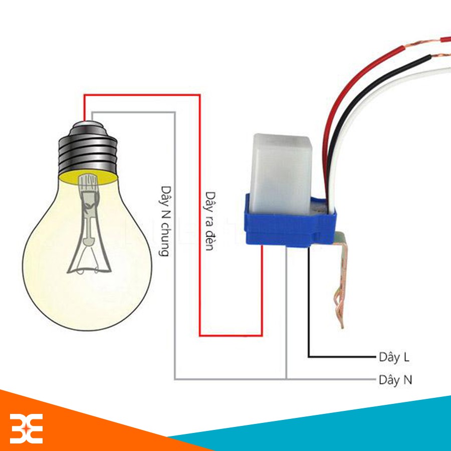 CÔNG TẮC CẢM BIẾN ÁNH SÁNG 220V 10A AS10, CẢM BIẾN ÁNH SÁNG TỰ ĐỘNG BẬT ĐÈN KHI TRỜ TỐI TẮT ĐÈN KHI TRỜI SÁNG