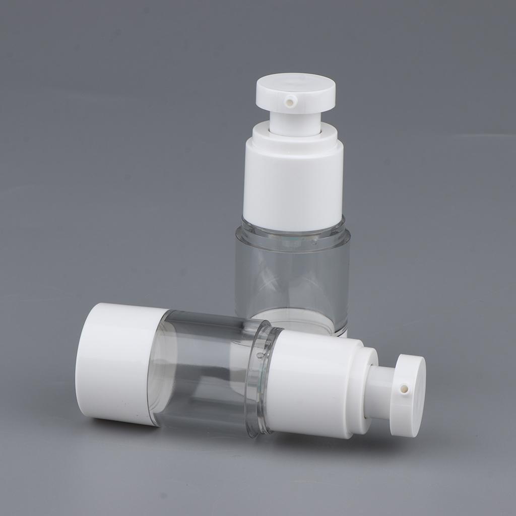 2X Rỗng Bơm Lại Tinh Chất Chai Chân Không Hộp đựng Mỹ Phẩm