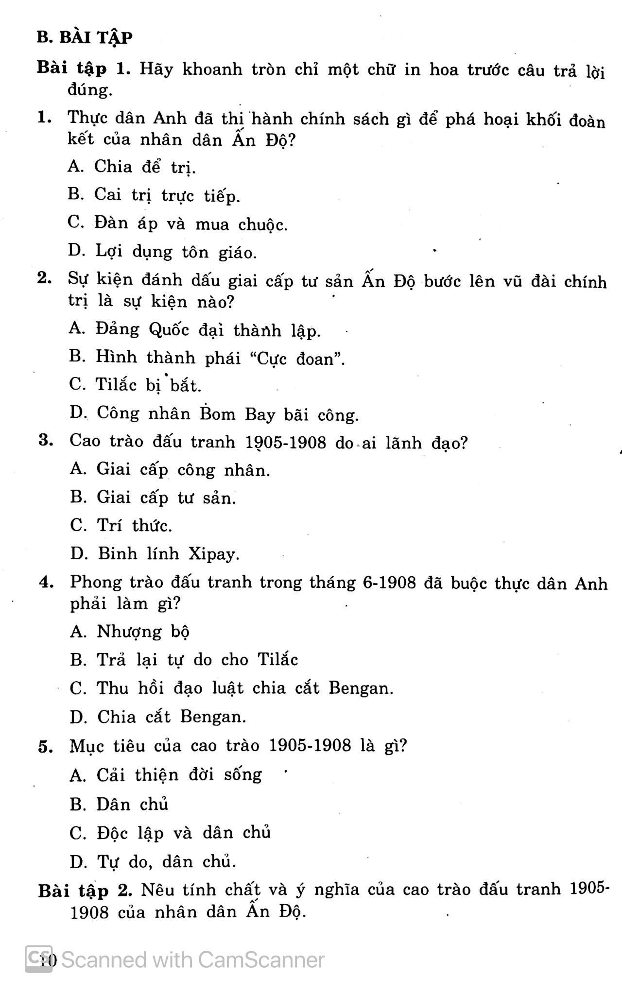 Để Học Tốt Lịch Sử Lớp 11