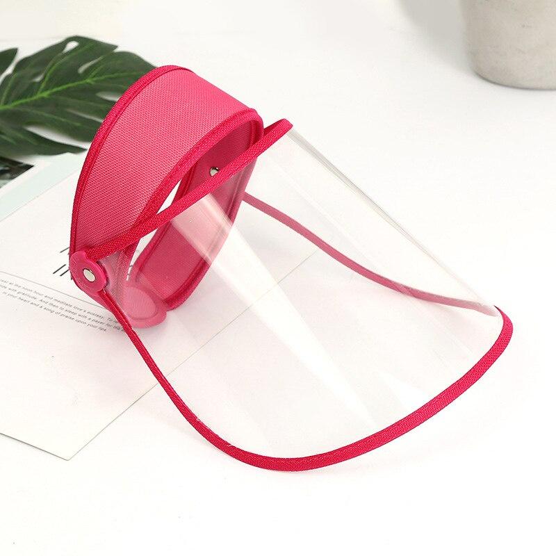 Full Face Shield Visor Anti-ultrav Mask Anti-droplet Dust-proof Mask Protection Cover Transparent Shield Kitchen Tools Beach Cap