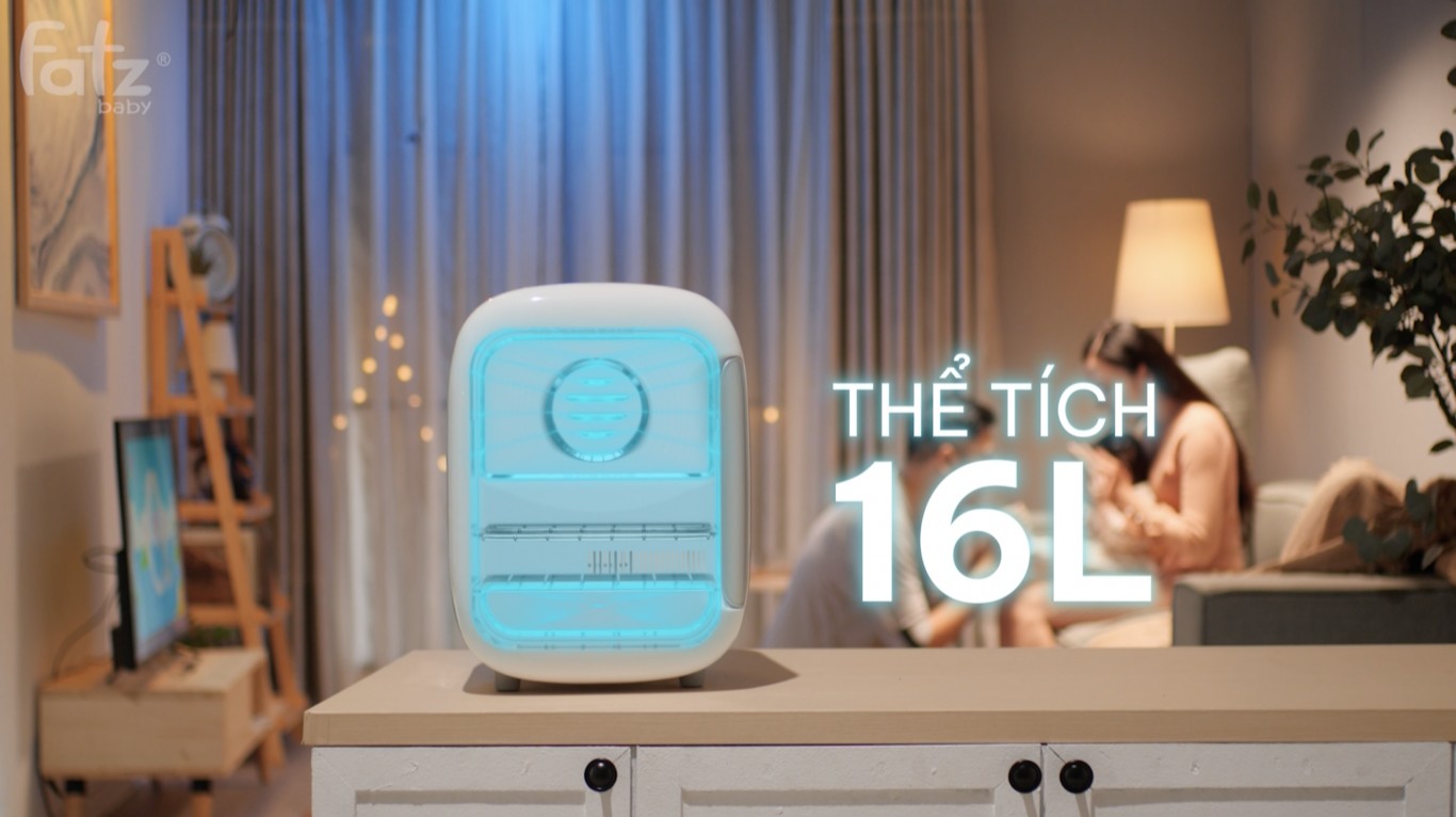 MÁY TIỆT TRÙNG SẤY KHÔ UVC FATZBABY - SUPER 5 - 16L FB4709TN MẪU MỚI 2022