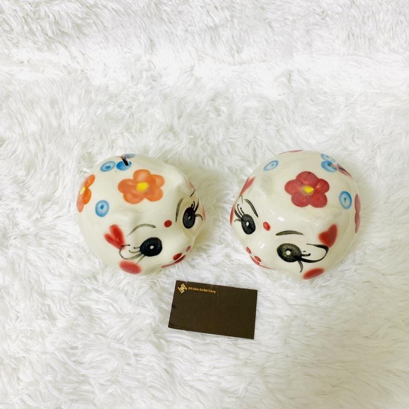 Heo đất mini trang trí để bàn, lợn đất decor chất liệu Gốm Sứ Cao Cấp