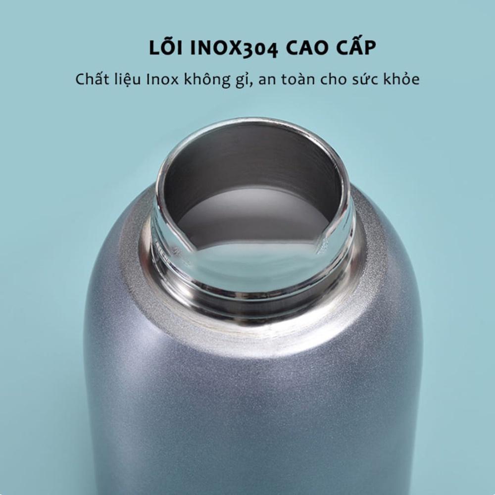 Bình nước giữ nhiệt cầm tay Zeyu dung tích 300ml, ly giữ nhiệt chất liệu inox chuẩn 304 cao cấp giữ nhiệt lên đến 12 giờ