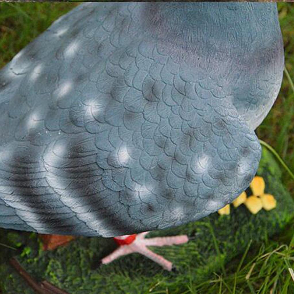 Lifelike Artificial Bird Sculpture Figurine for Patio Garden Decor. Ornament