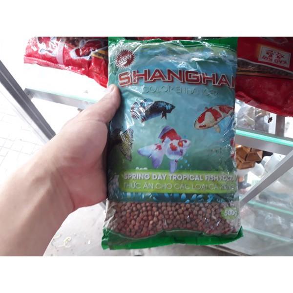 Thức ăn cho cá cảnh gói 500g Shanghai