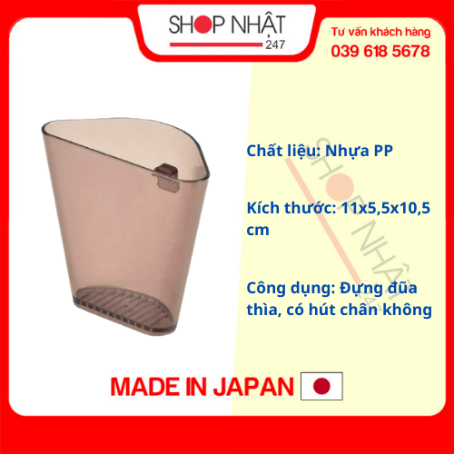 Ống cắm đũa thìa dáng tam giác nội địa Nhật Bản