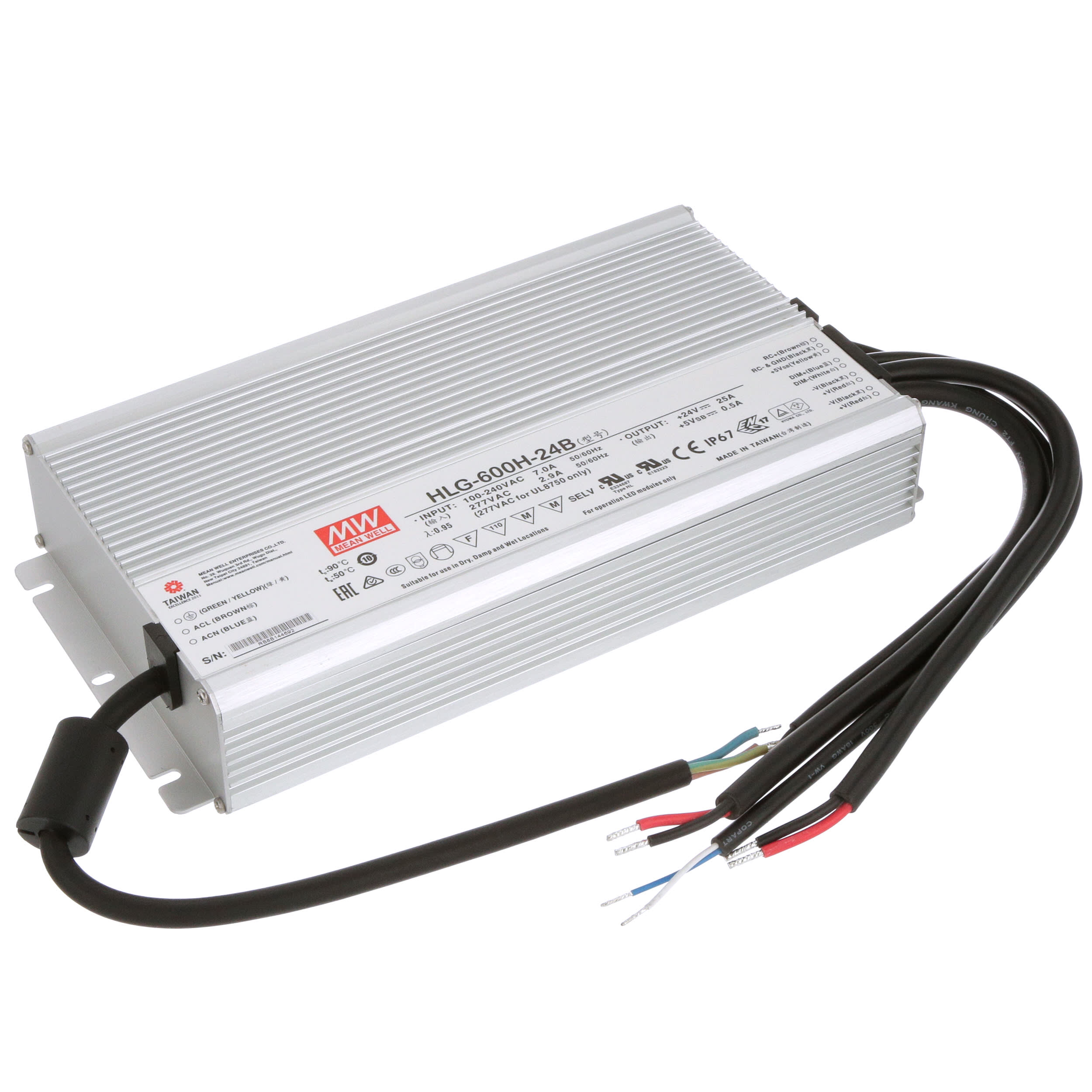 Nguồn Meanwell HLG-600H-24B Hàng nhập khẩu