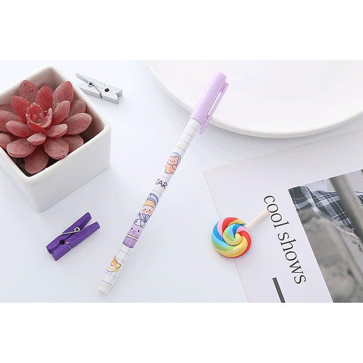 Bộ 6 Bút Gel Mực Đen Hình Phi Hành Gia H195