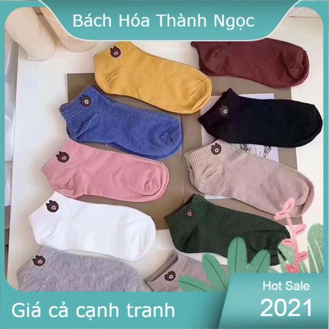 10 đôi tất gấu siêu hót loại đẹp + Kèm Túi Bọc + Ảnh Thật