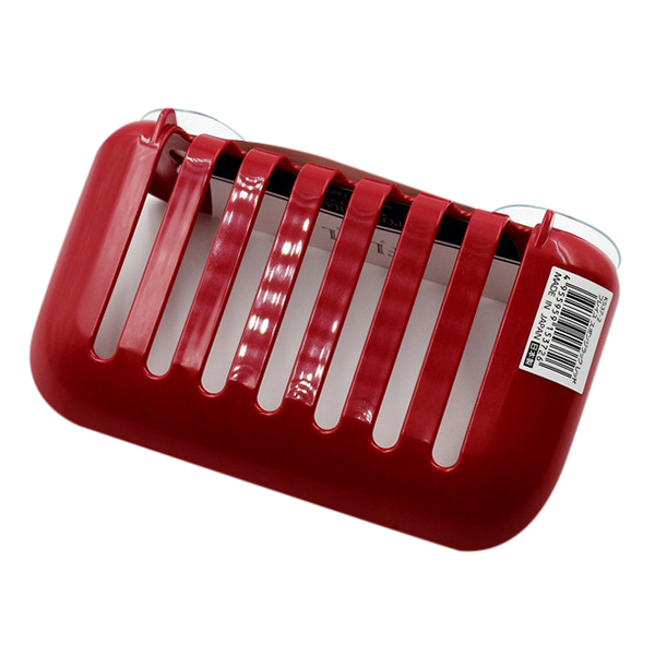 2 Khay Nhựa Đựng Xà Bông Đỏ Nakaya K537-2 Nhật Bản