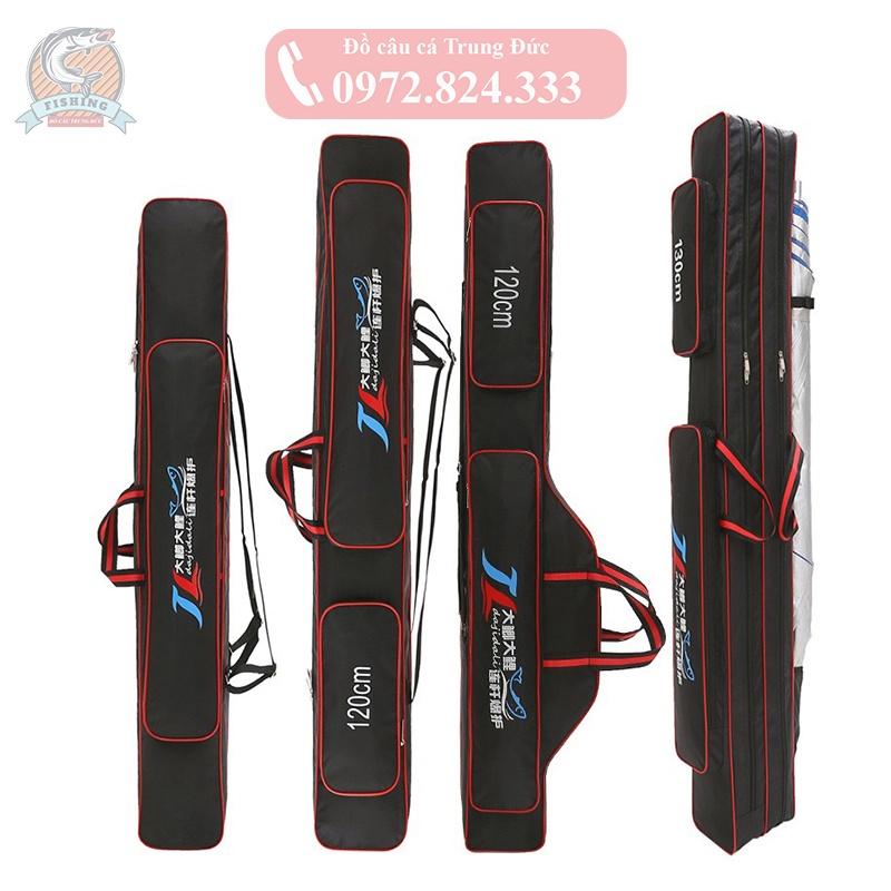 Túi đựng cần câu cá đài, máy lure 2,3 ngăn chống thấm nước cao cấp siêu bền giá rẻ