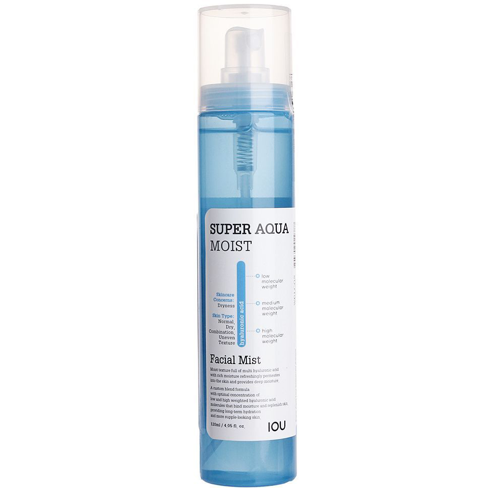Xịt khoáng cấp ẩm, dưỡng da Welcos IOU Super Aqua Moist Mist Hàn Quốc 150g
