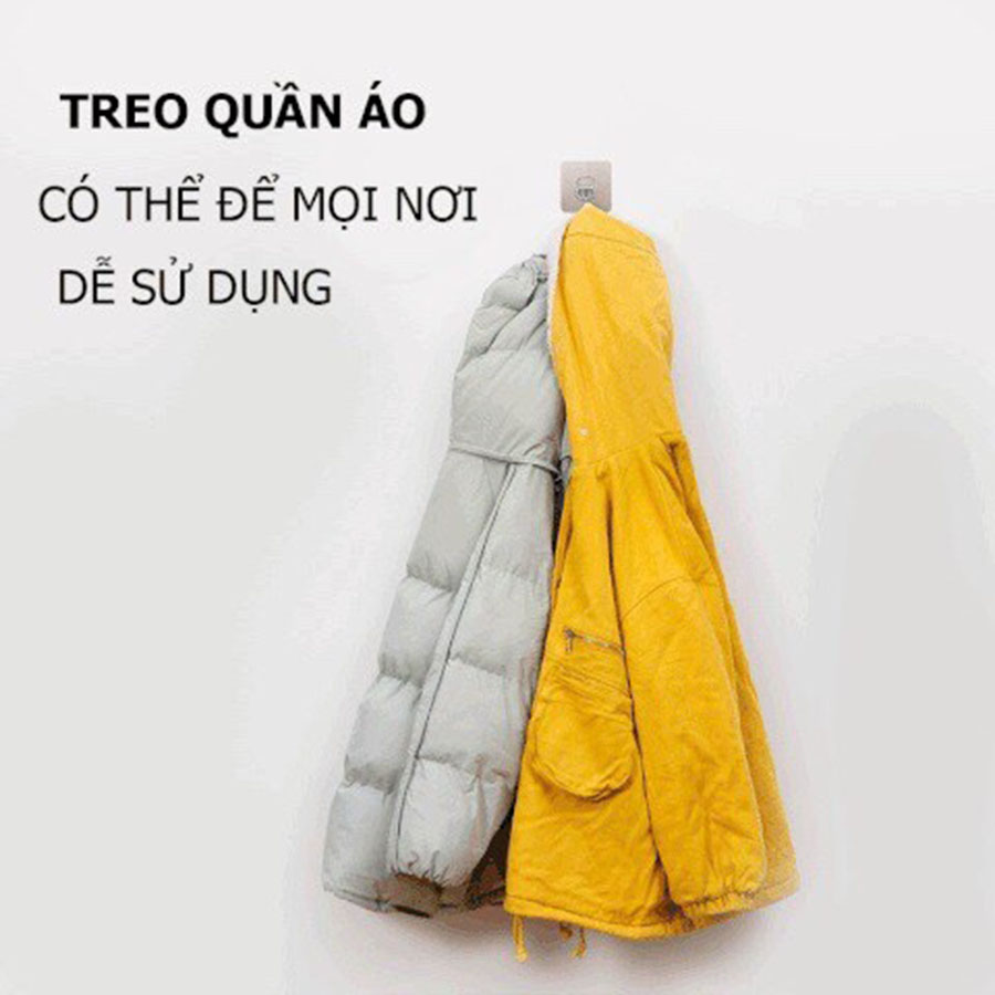 Móc treo đồ dán tường chịu lực