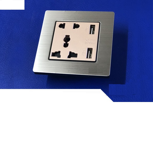 Ổ Cắm Điện Đa Năng Âm Tường TK-010