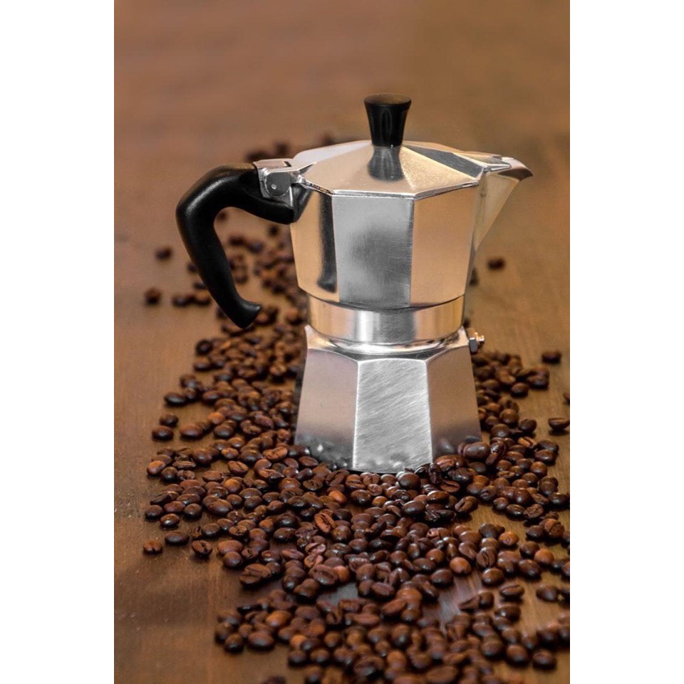 Bình pha cà phê kiểu Ý- Ấm pha cà phê chất liệu nhôm cao cấp -Hàng chính hãng Henrysa