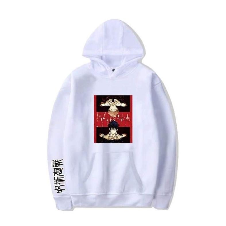 Áo Hoodie Anime Jujutsu Kaisen Gojo Satoru 2 màu đen trắng chất đẹp L1