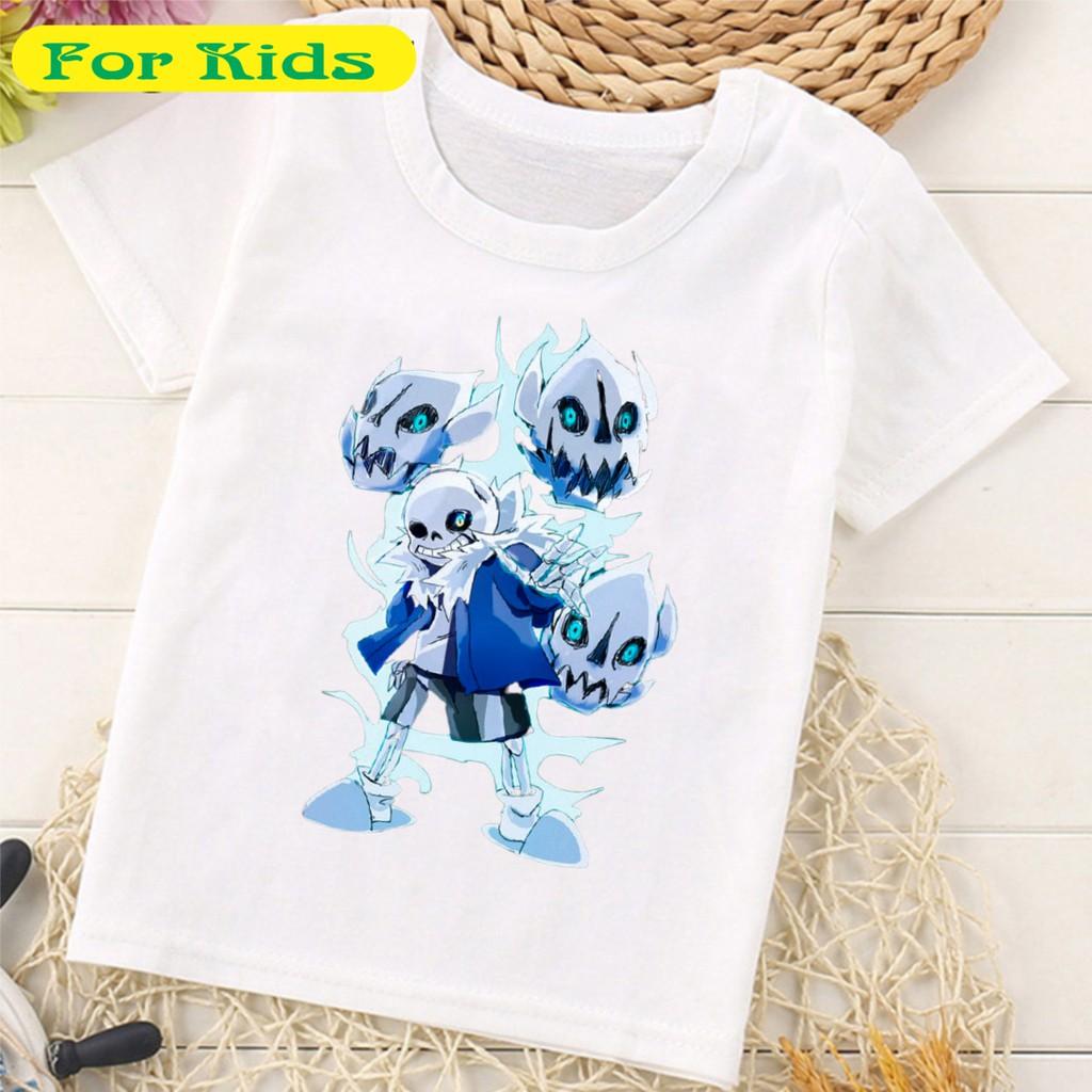 Áo in hình sans undertale cho bé trai bé gái cực hot có đủ size
