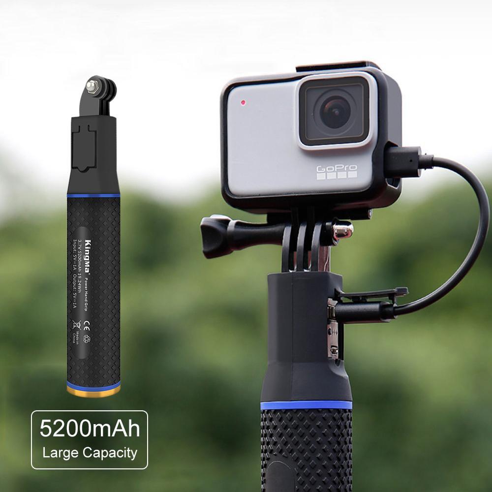 Gậy KINGMA kiêm sạc dự phòng cho máy quay hành động GoPro, Sjcam, Yi Action, Osmo Action