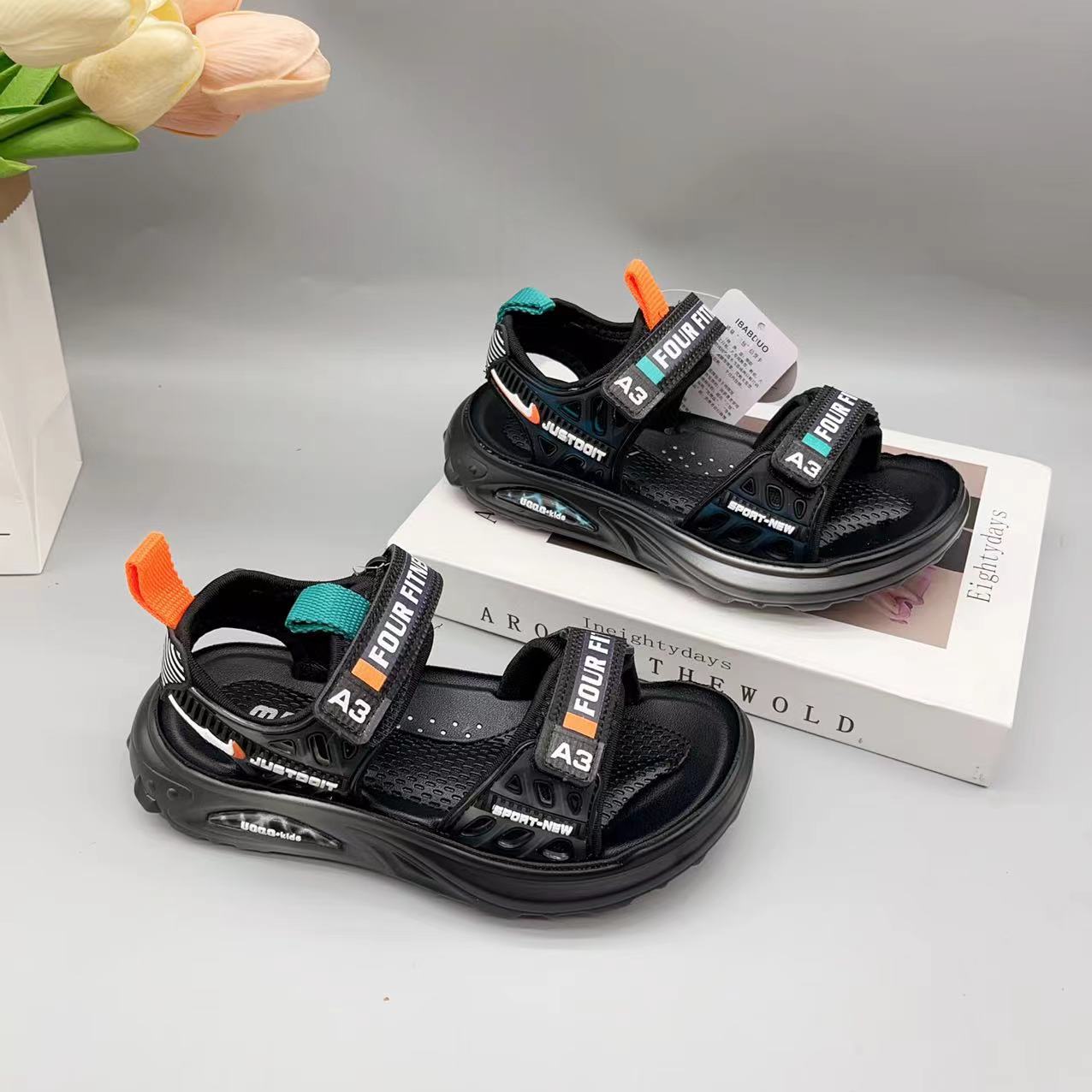 Giày Sandal quai hậu cho bé, giày thể thao siêu nhẹ, êm nhẹ chống trơn  – GSD9136A