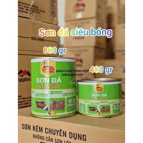 Sơn đá siêu bóng Okay Lon 800 gam