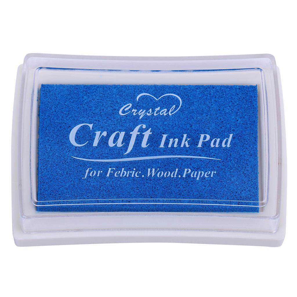 2 Pcs Stamp DIY Craft Ink Pad Print Paper Card Making Scrapbooking Kids Toys