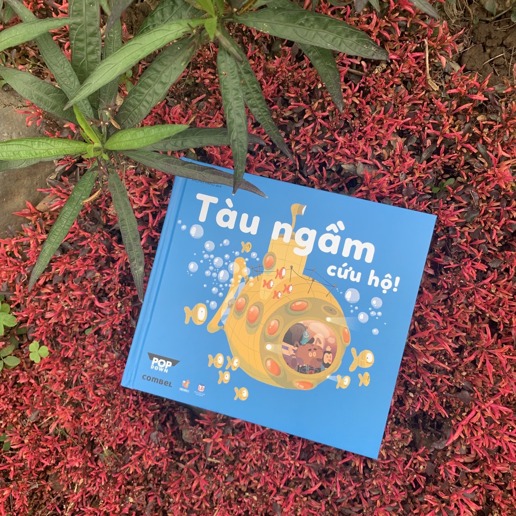 Sách POPDOWN - Tàu Ngầm Cứu Hộ - Cuộc Đua Khinh Khí Cầu - Sách lật mở tương tác 3D ( 3 - 6 tuổi