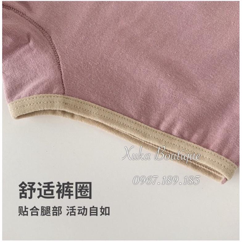 Quần Chip Đùi Bé Gái Cotton 100% Cao Cấp, Quần Lót Cho Bé Gái từ 3 đến 14 tuổi Hàn Quốc Bông Hoa Nhỏ Xinh Xắn Dễ Thương