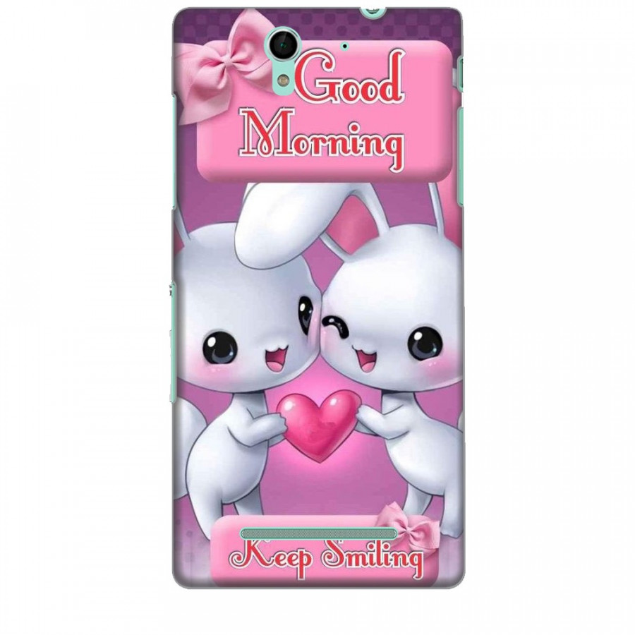 Ốp lưng dành cho điện thoại SONY C3 Thỏ Con Đáng Yêu