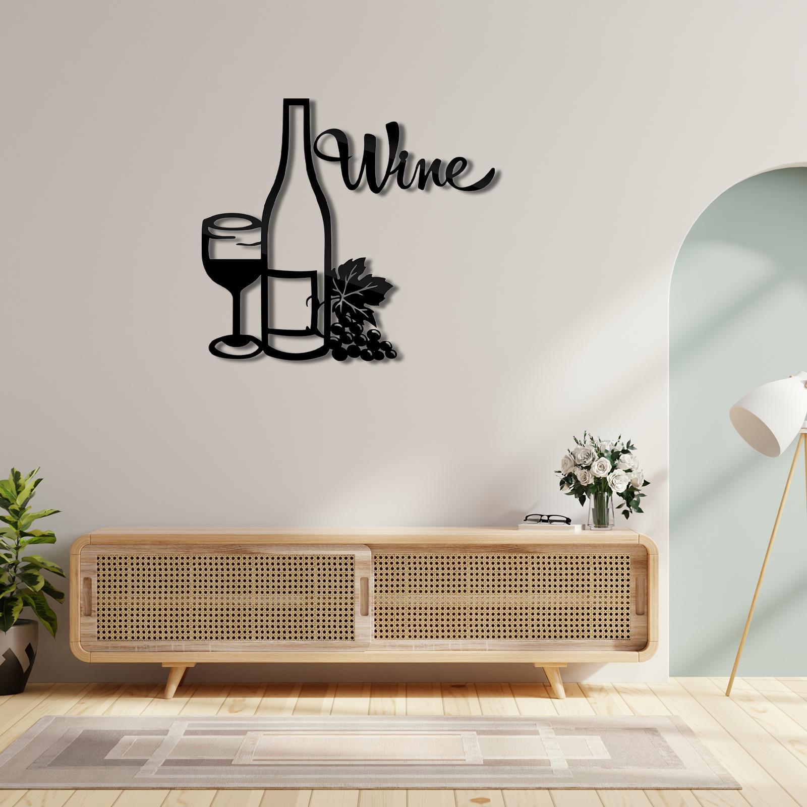 Metal Wall Decor Wall Hanging Sculptures for Office Restaurant Decoration