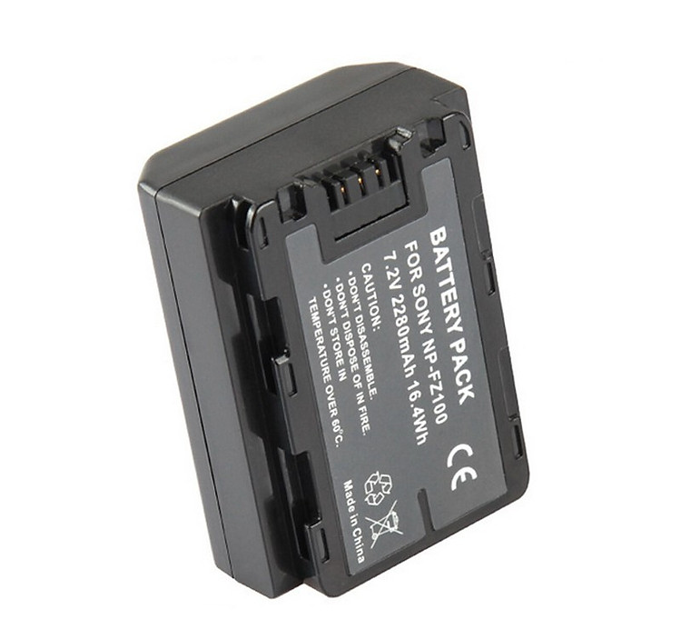 ROGTZ - Pin Li-ion NP-FZ100 7.2V 2280mAh Cho Máy Ảnh Sony FX3, FX30, A1, A9, A9 II, A7R III, A7S III, A7 III, A7 IV, A6600, A7C Dung lượng cao, Sạc nhiều lần không giảm hiệu suất, Ổn định, An toàn - Hàng Chính Hãng