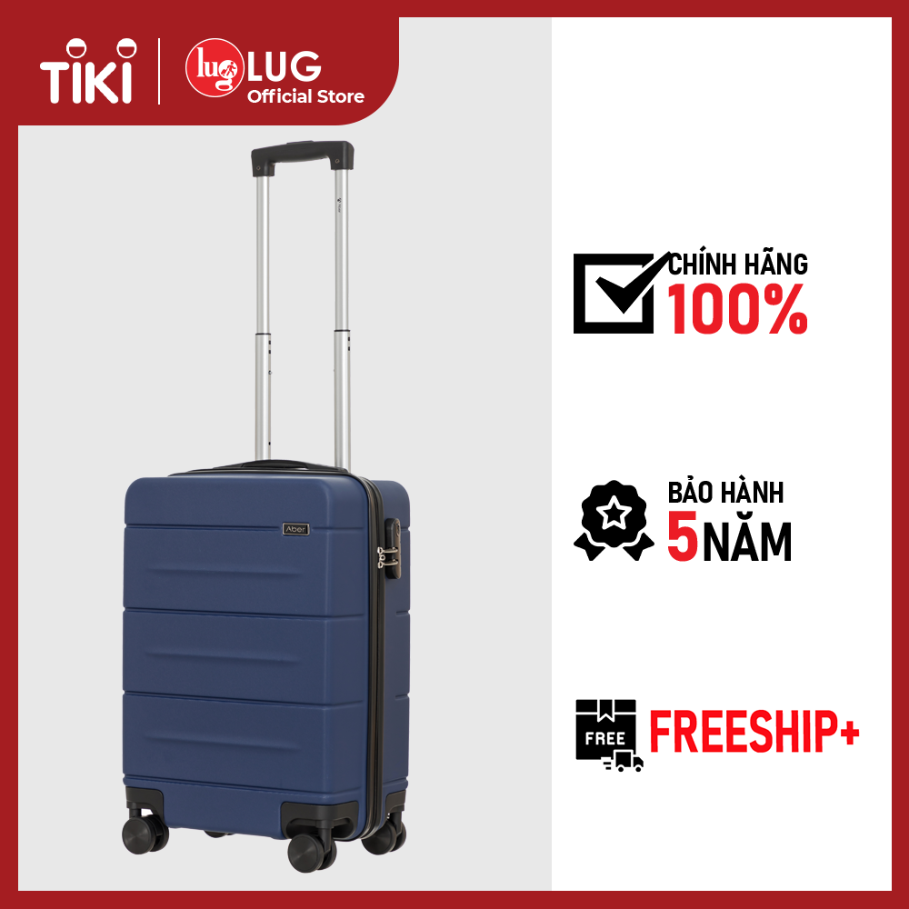 Vali Kéo Lug Aber S20S24S28 Mhl027 Nhựa Abs Hạn Chế Trầy Xước, Khóa Số Bảo Mật An Toàn - Navy - 20