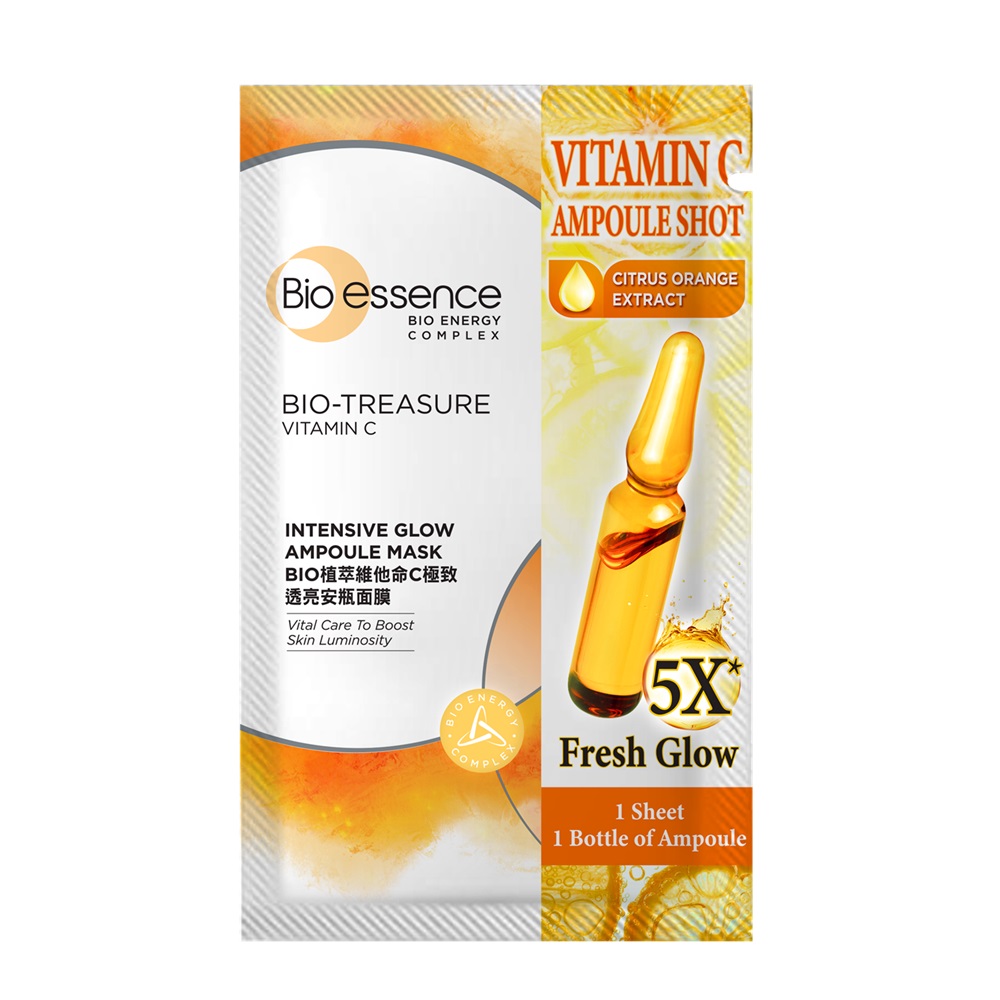 Mặt Nạ Bio-Essence Bio-Treasure Vitamin C Intensive Glow Ampoule Mask 25ml