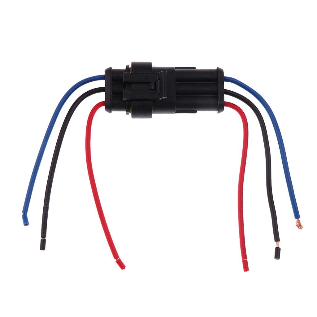 3 Pin Wire Car Connector Plug Male Female Harness