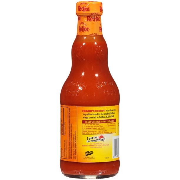 Sốt ớt vị Wings Buffalo hiệu Frank's Red Hot Wings Buffalo - NHập khẩu Mỹ 354ml