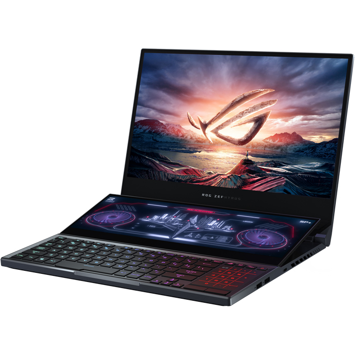 Laptop Asus ROG Zephyrus Duo 15 GX550LWS-HF102T (Core i7-10875H/ 16GB DDR4 3200MHz/ 1TB SSD PCIE G3X4/ RTX 2070 Super 8GB GDDR6 - Max-Q/ 15.6 FHD IPS, 300Hz G-Sync, 3ms/ Win10) - Hàng Chính Hãng