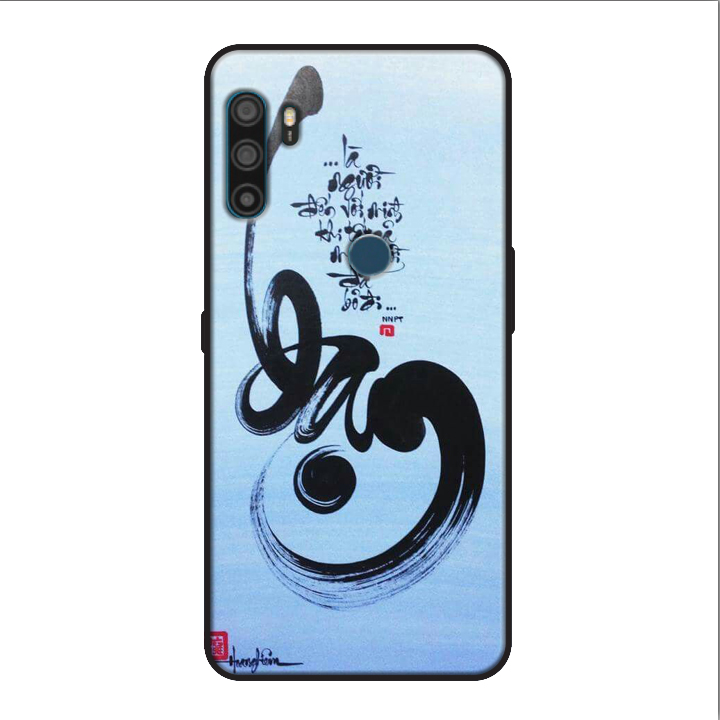 Ốp lưng điện thoại VSMART ACTIVE 3 viền silicon dẻo TPU  hình Thư Pháp - Hàng chính hãng