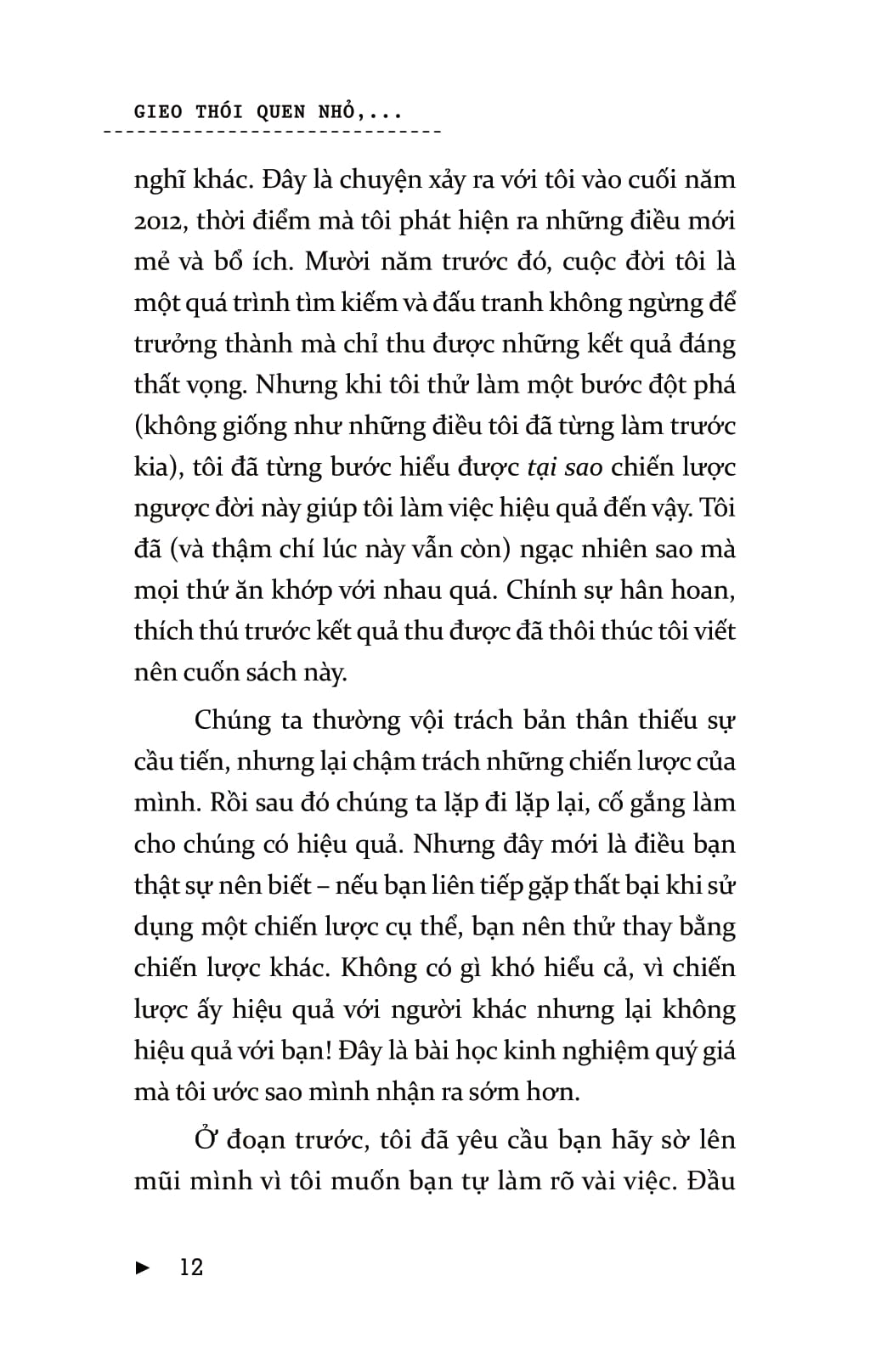 Sách Gieo Thói Quen Nhỏ, Gặt Thành Công Lớn