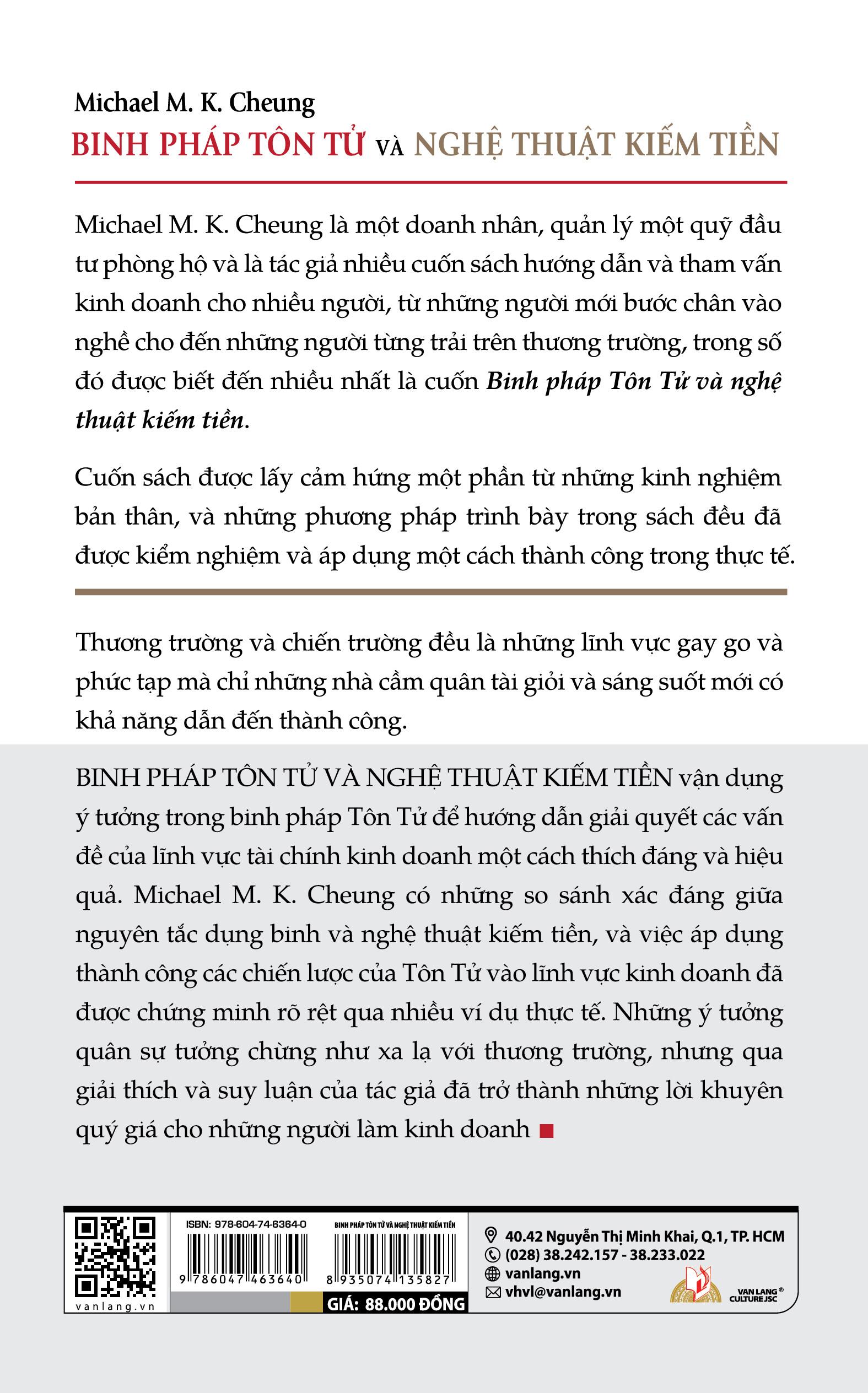 Binh Pháp Tôn Tử Và Nghệ Thuật Kiếm Tiền -Tái Bản