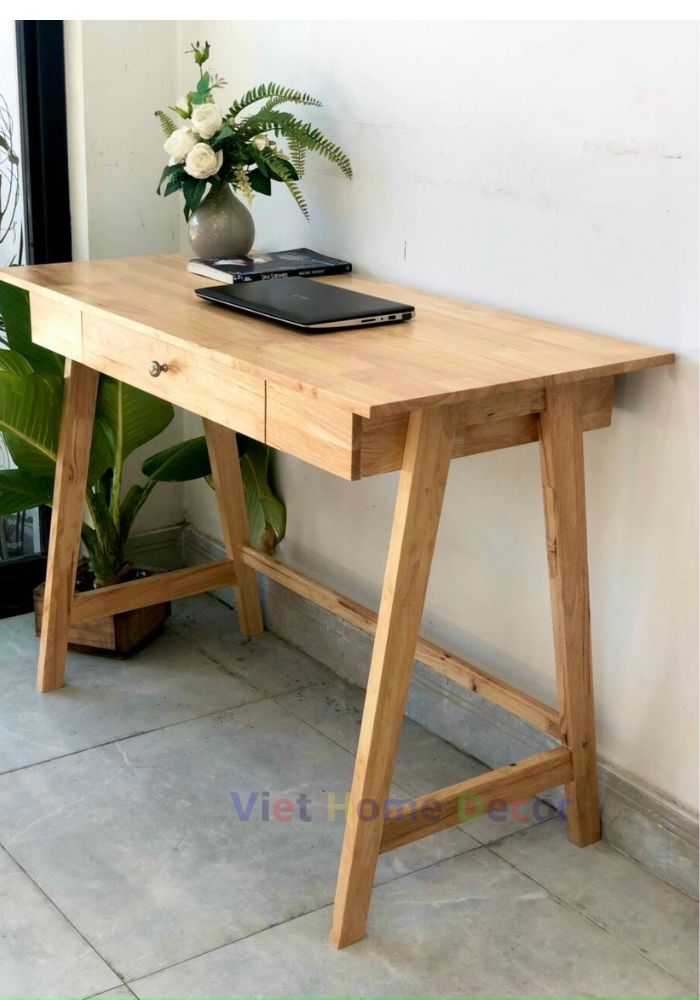 Bàn Học Bàn Làm Việc Viet Home Decor Gỗ Phong Cách Trẻ Trung 7010