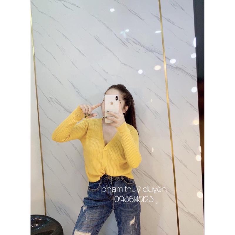 Áo khoác Cardigan dáng ngắn, áo khoác ngắn hàng Quảng Châu loại 1
