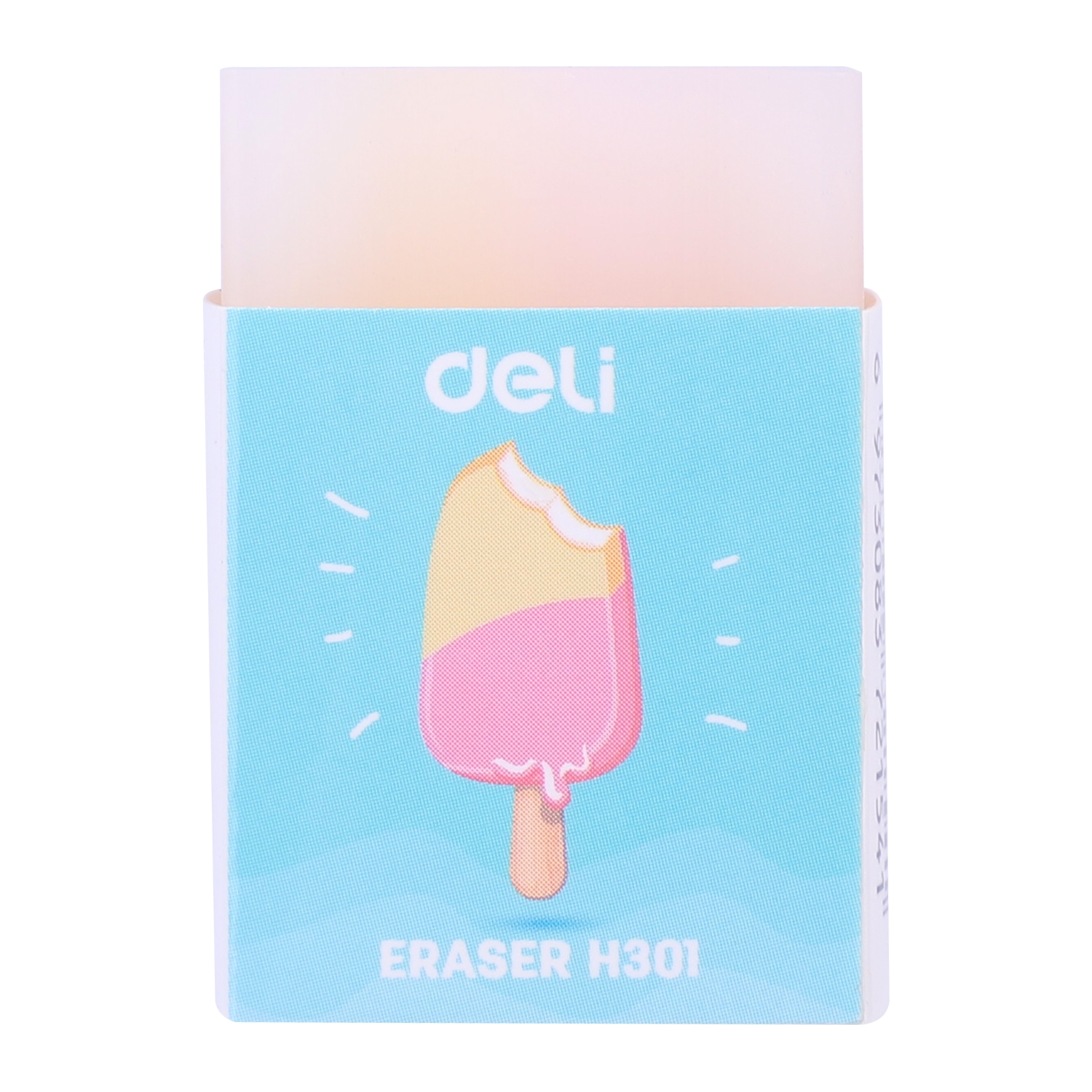 Gôm Tẩy Thạch Deli Hình Kem Hoa Quả - Combo 3 Chiếc - EH301