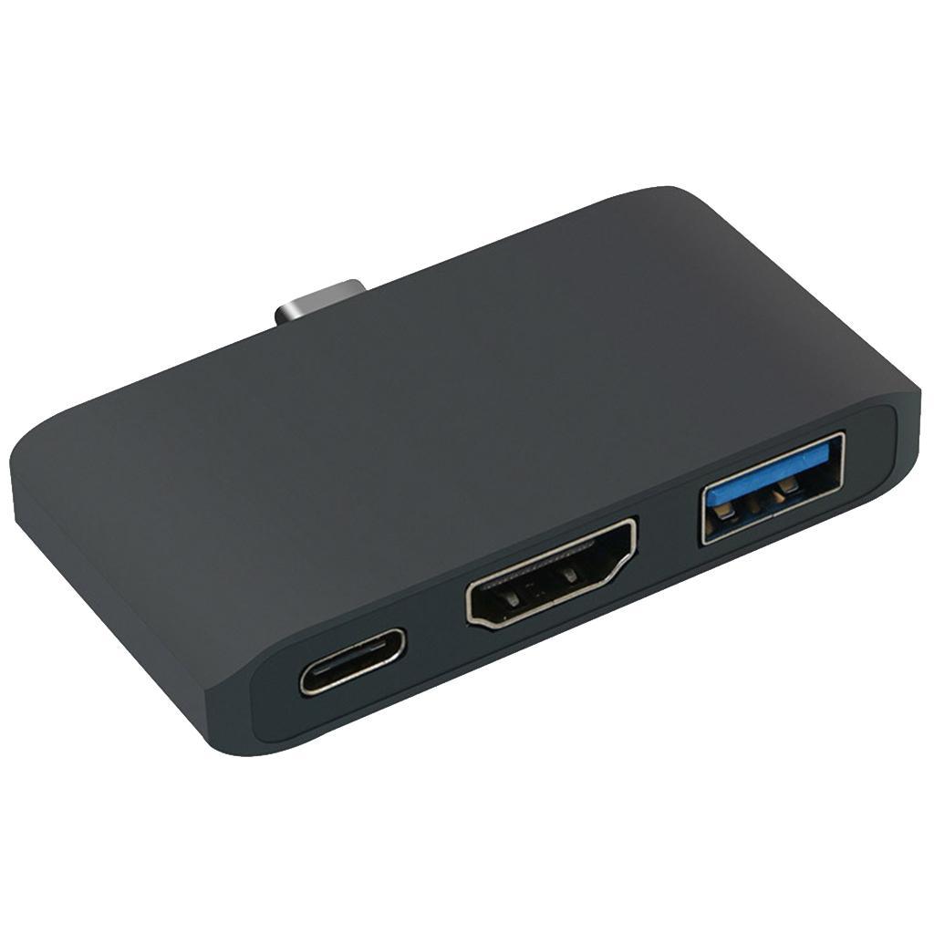 3 In1 Hub with USB 3.0, Ports and USB C Charging Port