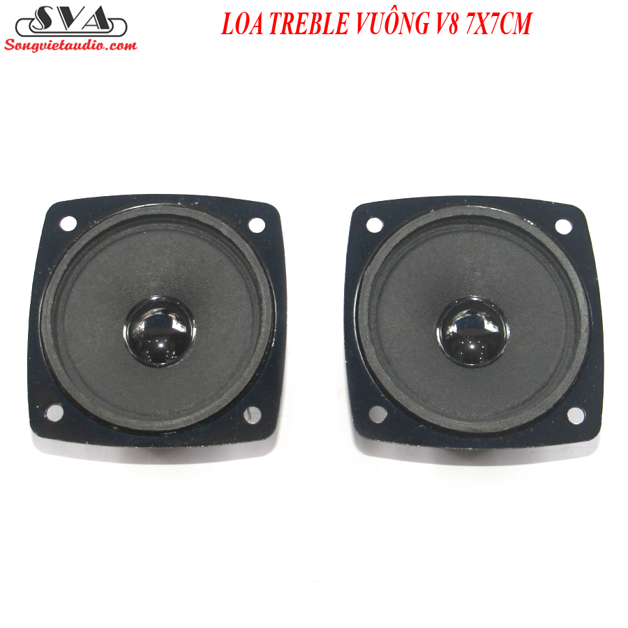 LOA TREBLE VUÔNG V8 7X7CM - CẶP