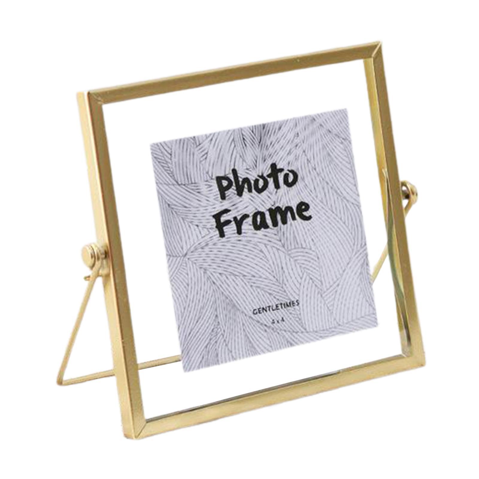Glass Picture Frame Display Rack Living Room 4 inch