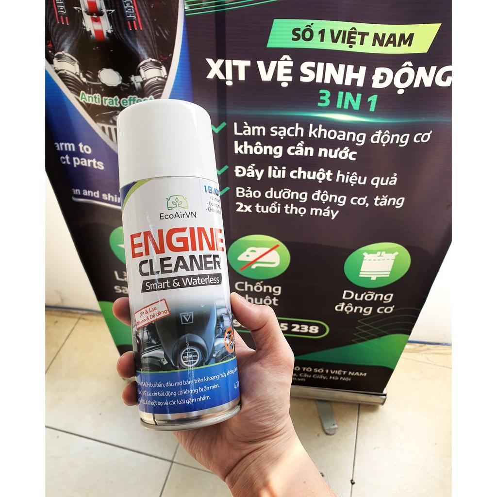 Bình xịt chống chuột - xịt khoang động cơ - Xịt khoang máy xe hơi Engine Cleaner - Eco Air Việt Nam -400ml