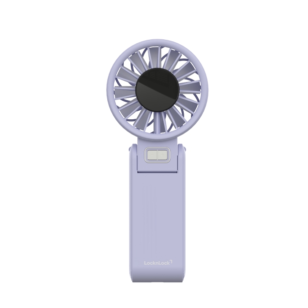 Quạt cầm tay gấp gọn LocknLock Foldable handheld fan 2 Màu - ENF326 - Hàng chính hãng