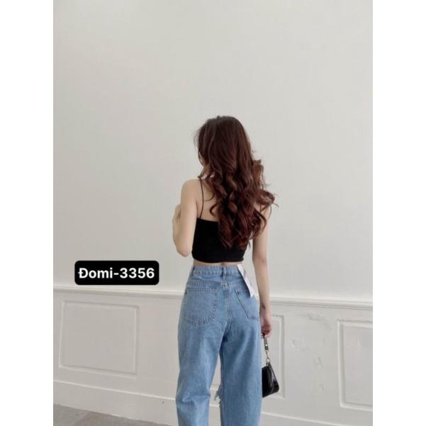 Quần baggy jean ống siông rách thời trang