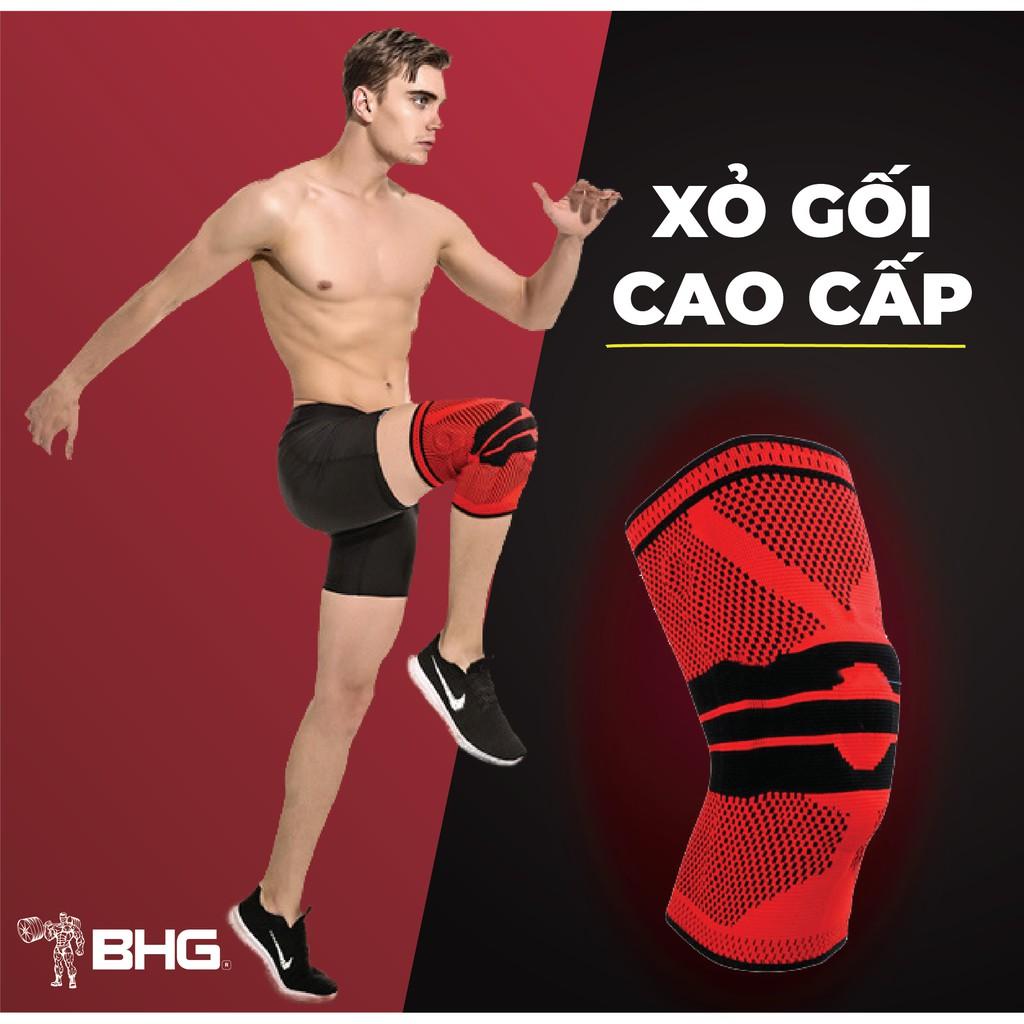 Băng Đầu Gối Có Lò Xo Trợ Lực, Silicon bảo vệ, Đai gối chơi thể thao, tập gym cao cấp chính hãng Aolikes