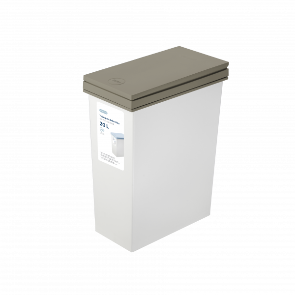 Thùng rác bấm Hiro 20L - Giao màu ngẫu nhiên