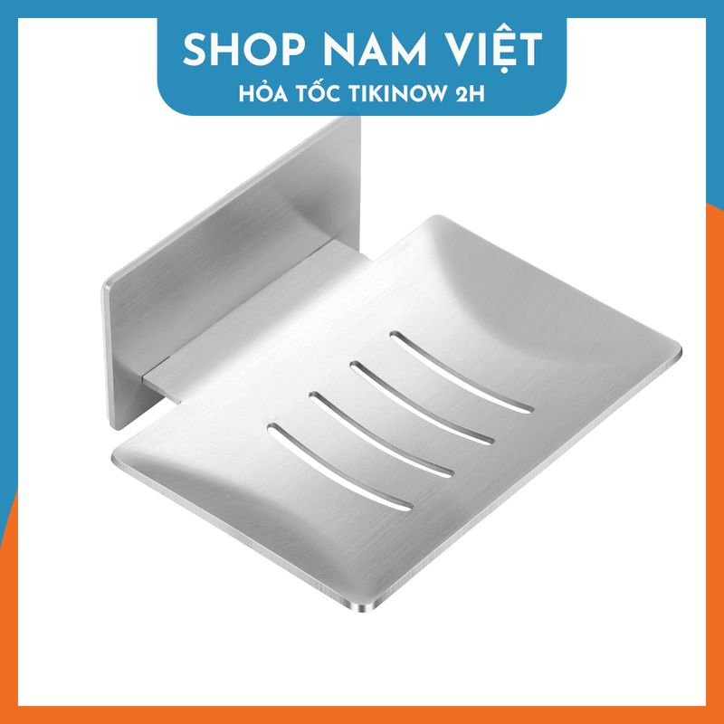 Khay Xà Phòng Inox 304 Cao Cấp Dán Gạch Men, Dán Kính